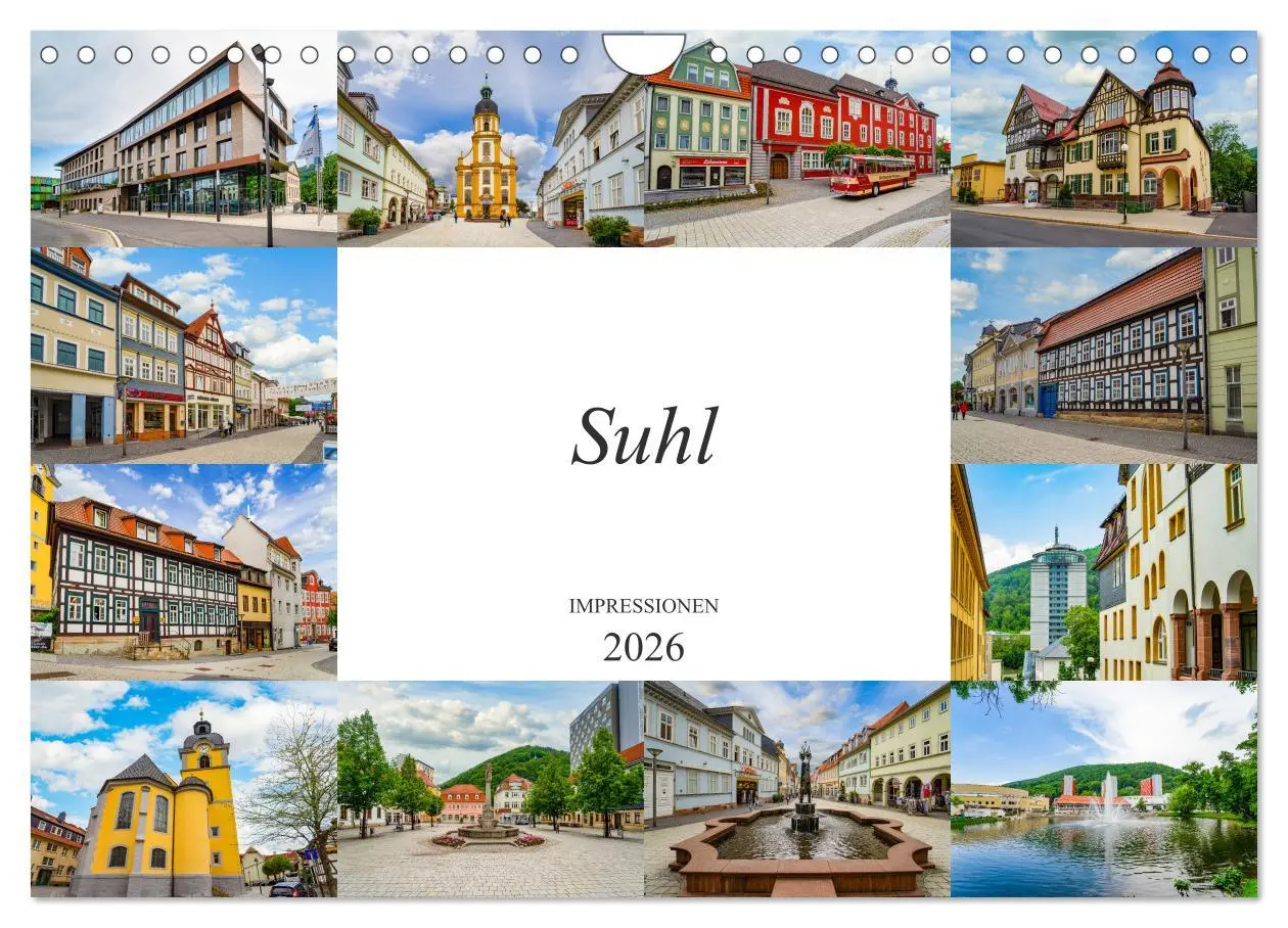 Cover: 9783457792018 | Suhl Impressionen (Wandkalender 2026 DIN A4 quer), CALVENDO...