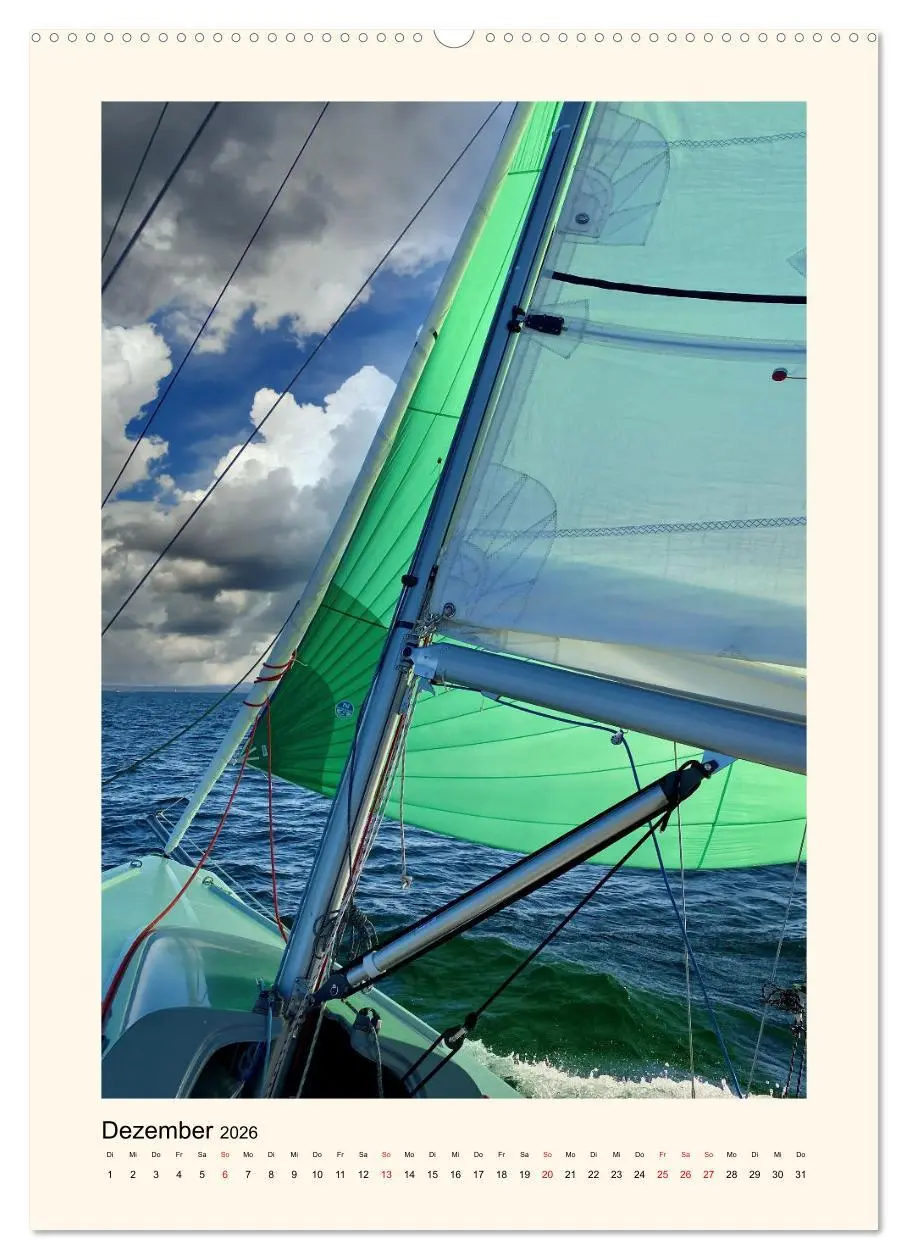 Bild: 9783516262018 | Spektakuläres Segeln (Wandkalender 2026 DIN A2 hoch), CALVENDO...