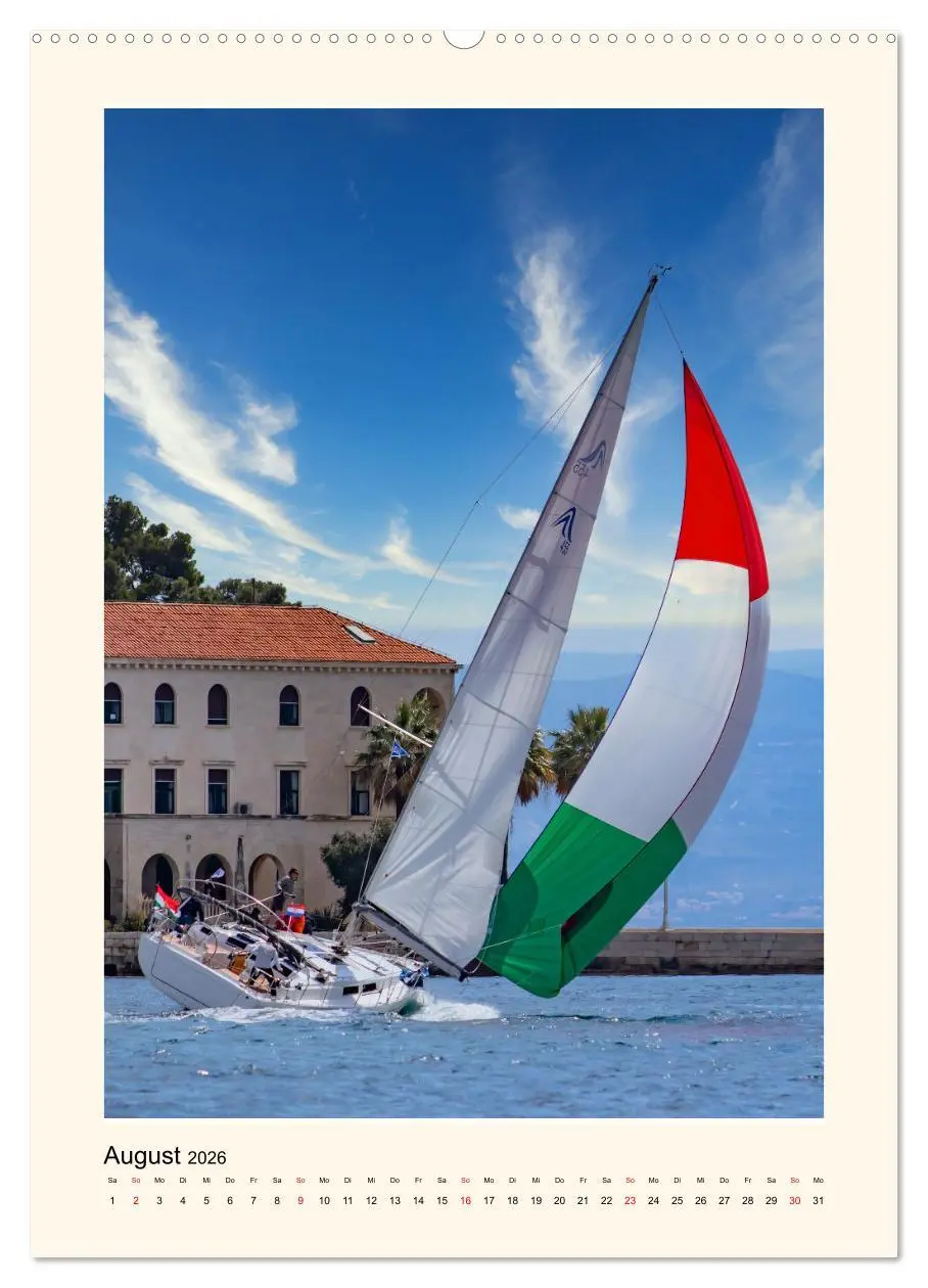 Bild: 9783516262018 | Spektakuläres Segeln (Wandkalender 2026 DIN A2 hoch), CALVENDO...