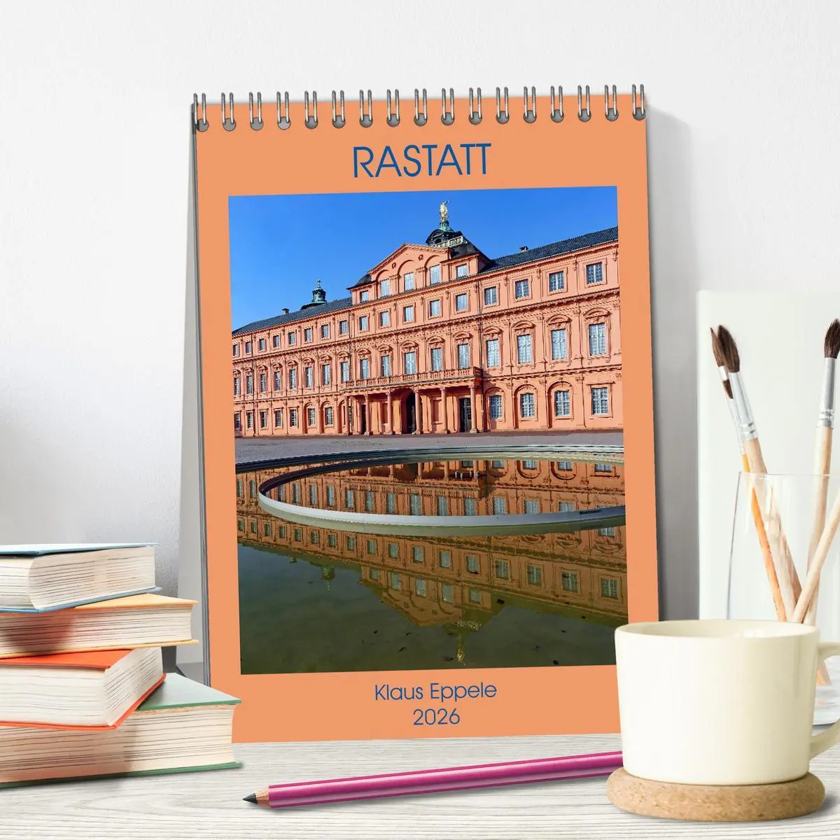Bild: 9783516402018 | RASTATT (Tischkalender 2026 DIN A5 hoch), CALVENDO Monatskalender