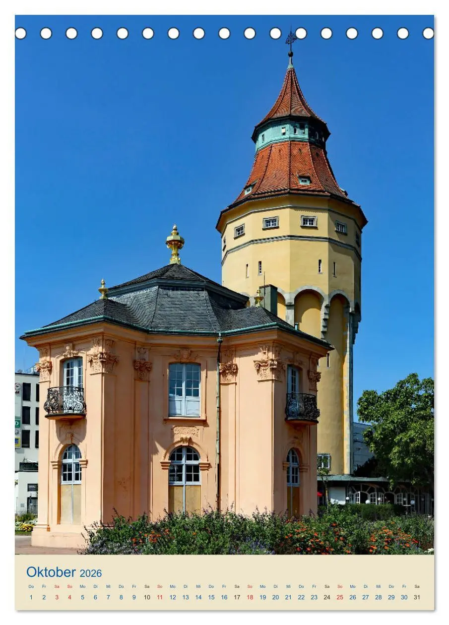 Bild: 9783516402018 | RASTATT (Tischkalender 2026 DIN A5 hoch), CALVENDO Monatskalender