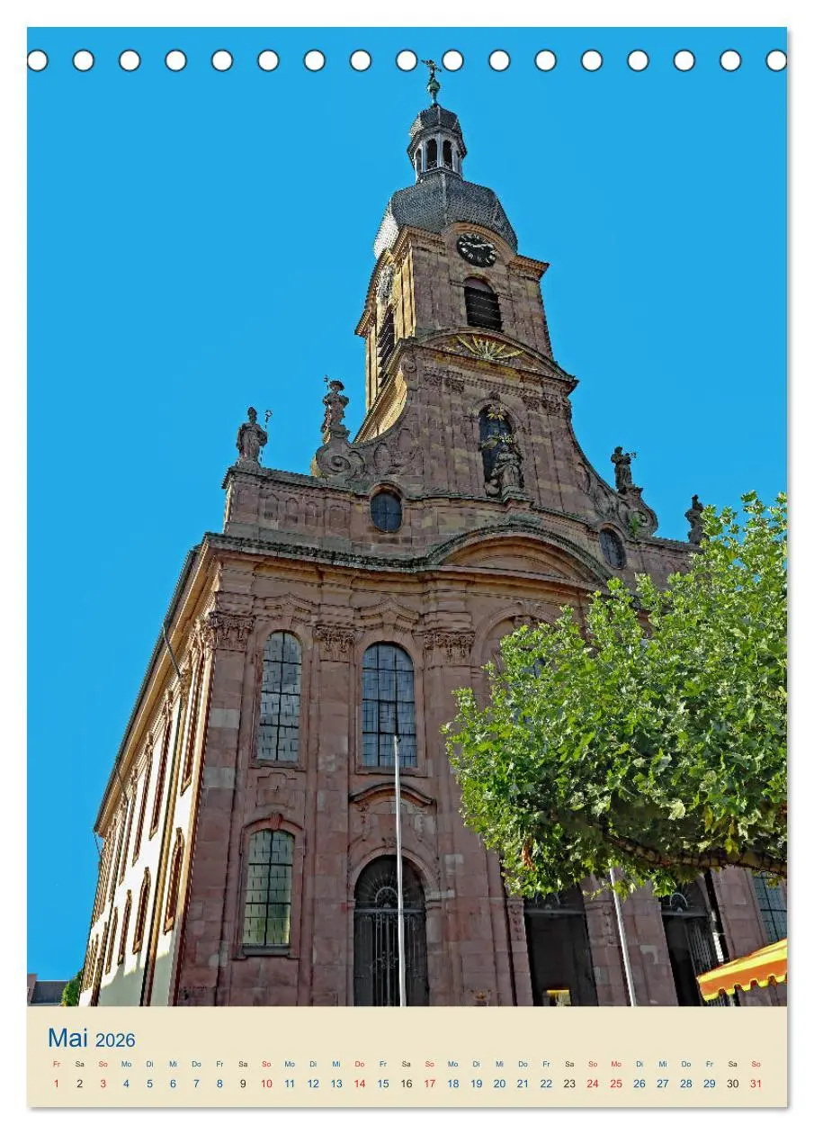 Bild: 9783516402018 | RASTATT (Tischkalender 2026 DIN A5 hoch), CALVENDO Monatskalender