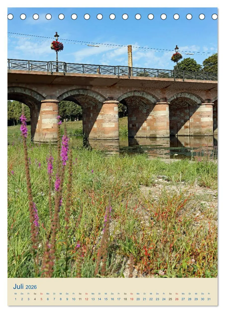 Bild: 9783516402018 | RASTATT (Tischkalender 2026 DIN A5 hoch), CALVENDO Monatskalender