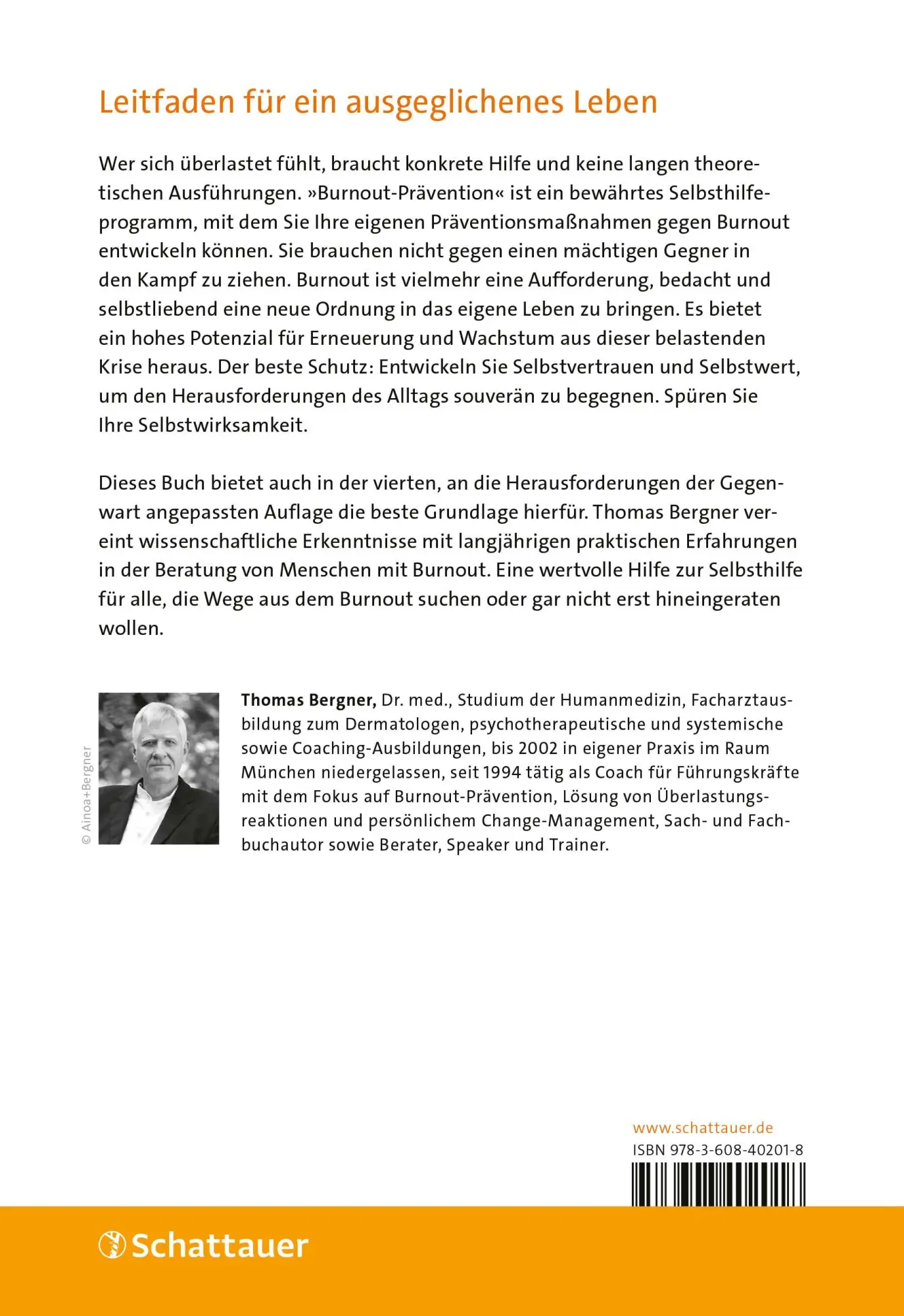 Rückseite: 9783608402018 | Burnout-Prävention | Die effektive Selbsthilfe für mentale Gesundheit