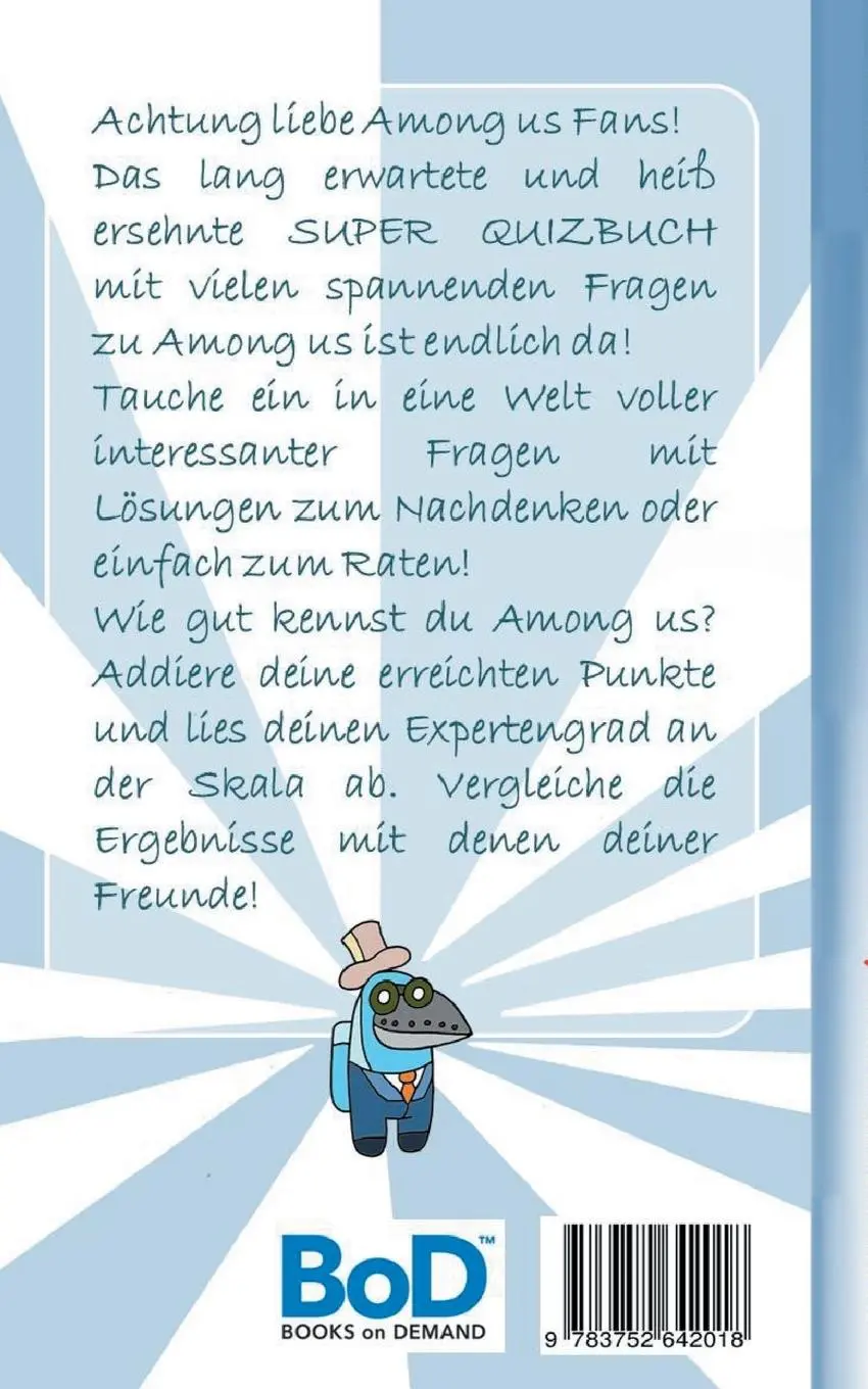 Rückseite: 9783752642018 | Das Super Quizbuch für Am@ng.us Fans | Ricky Roogle | Taschenbuch