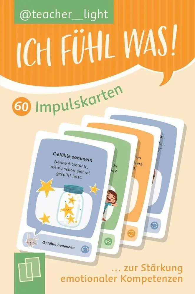 Cover: 9783834672018 | Ich fühl was! 60 Impulskarten zur Stärkung emotionaler Kompetenzen