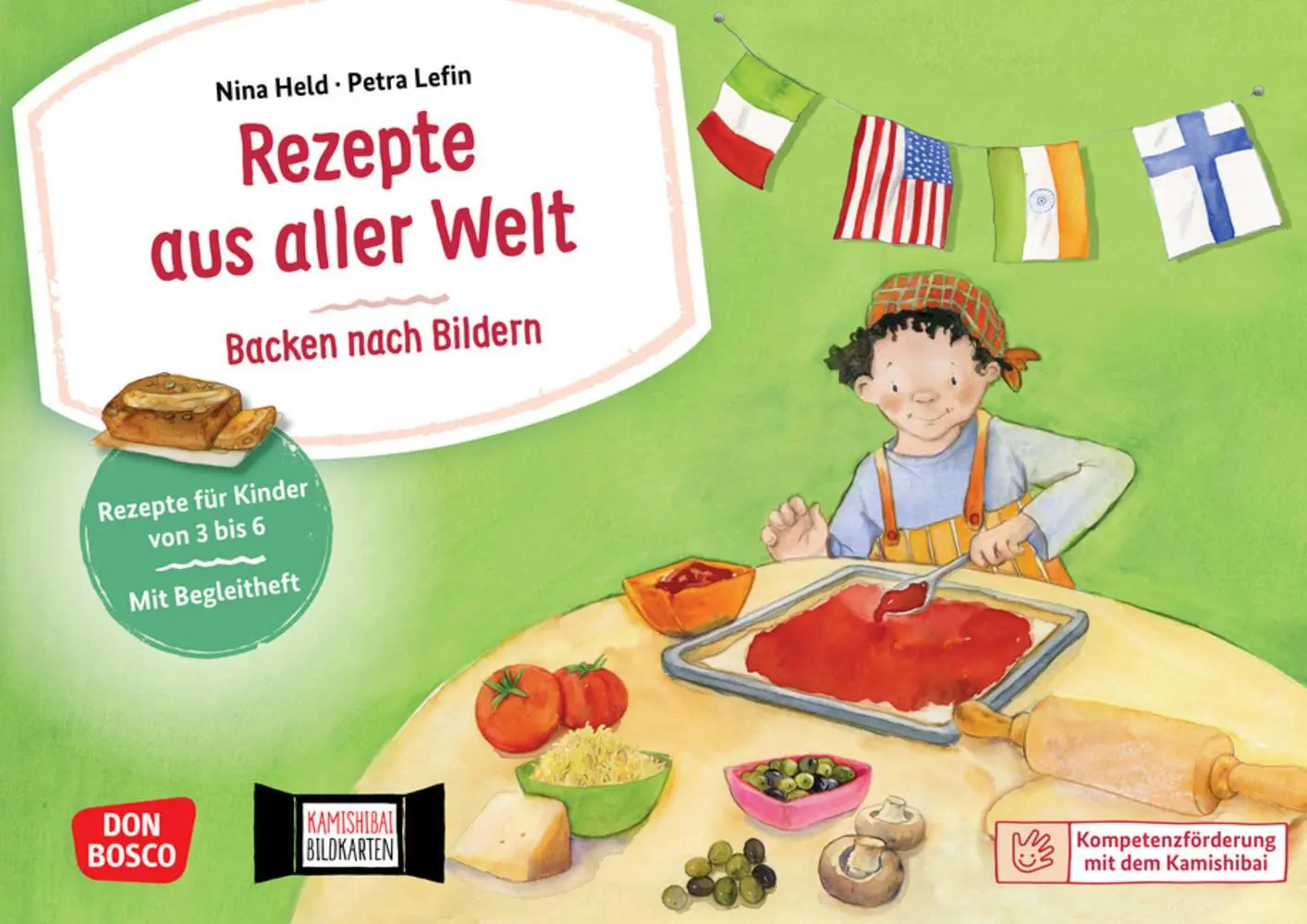 Held, Nina: Rezepte aus aller Welt: Backen nach Bildern. Kamishibai Bildkartenset
