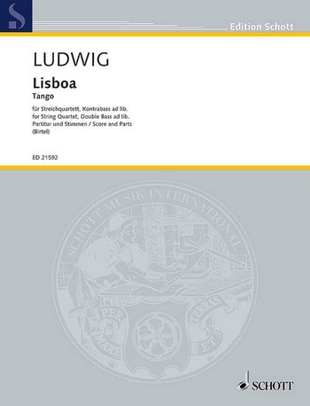 Cover: 9790001192118 | Lisboa | Tango | Peter Ludwig | Partitur + Stimmen | 2014