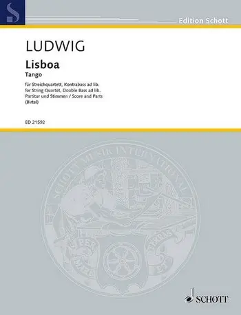 Cover: 9790001192118 | Lisboa | Tango | Peter Ludwig | Partitur + Stimmen | 2014