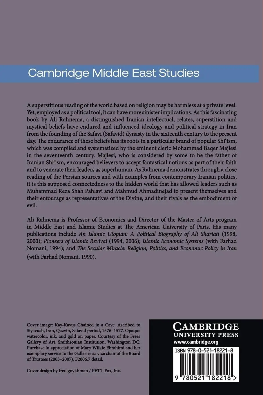 Rückseite: 9780521182218 | Superstition as Ideology in Iranian Politics | Ali Rahnema | Buch