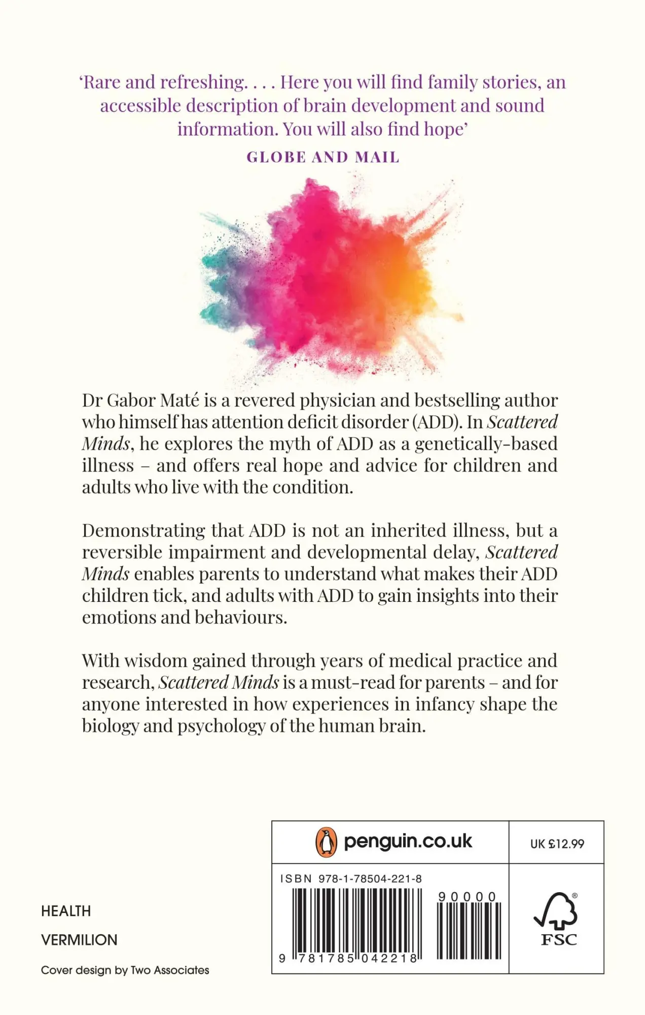 Rückseite: 9781785042218 | Scattered Minds | Gabor Mate | Taschenbuch | XX | Englisch | 2019