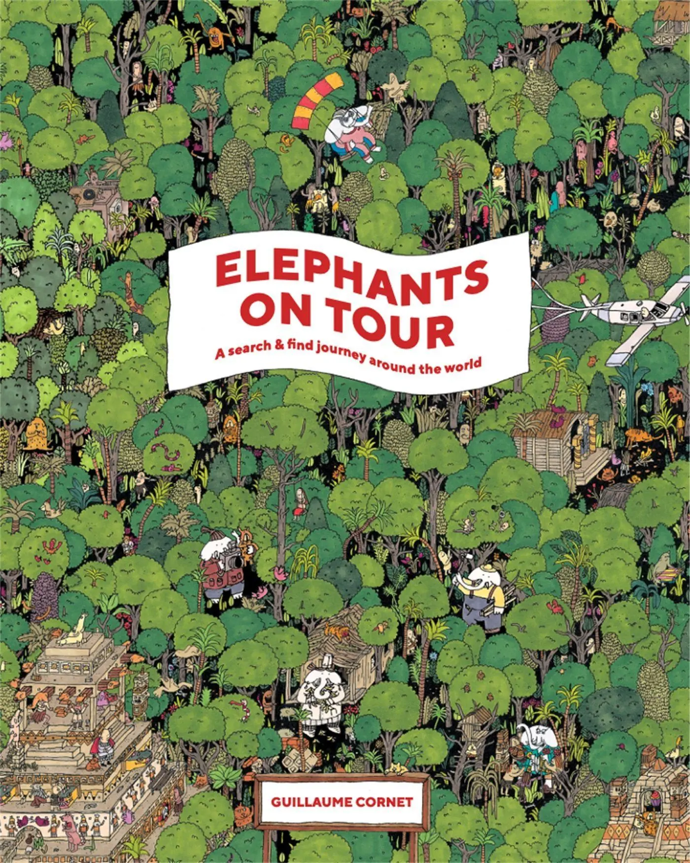 Cover: 9781786272218 | Elephants on Tour | A Search &amp; Find Journey Around the World | Cornet