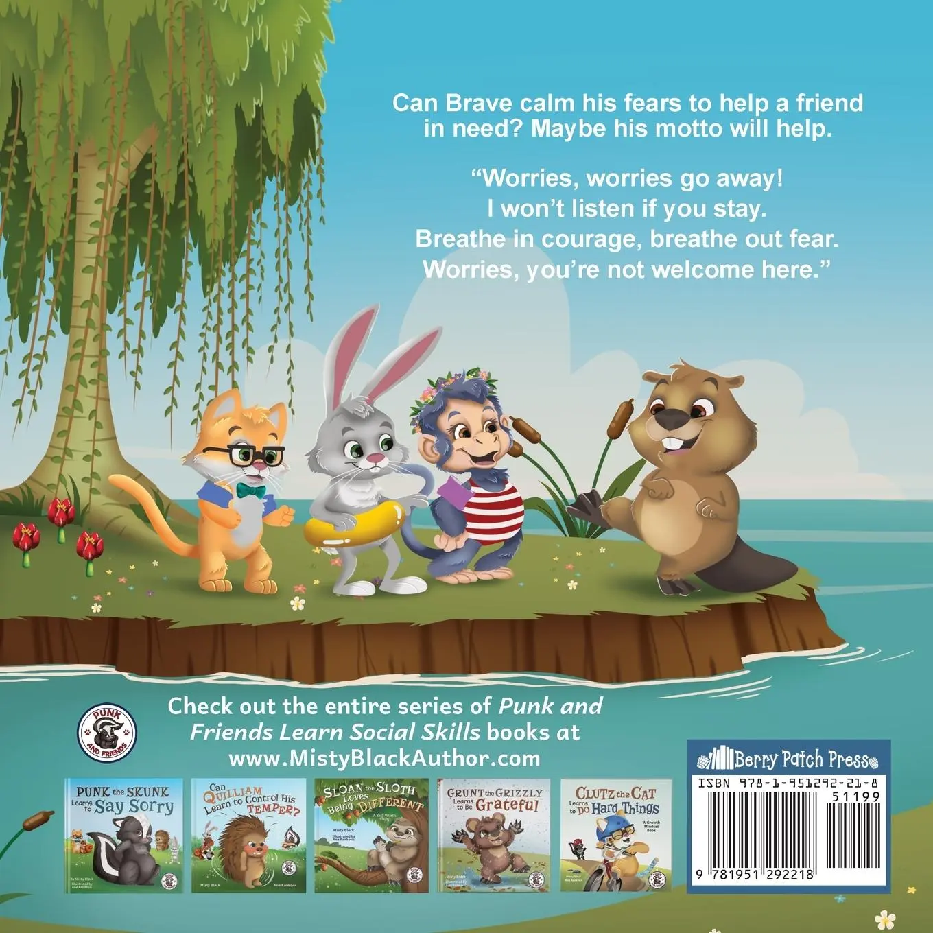 Rückseite: 9781951292218 | Brave the Beaver Has the Worry Warts | Misty Black | Taschenbuch