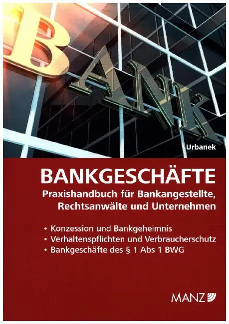 Cover: 9783214052218 | Bankgeschäfte | Christoph Urbanek | Buch | Deutsch | 2018