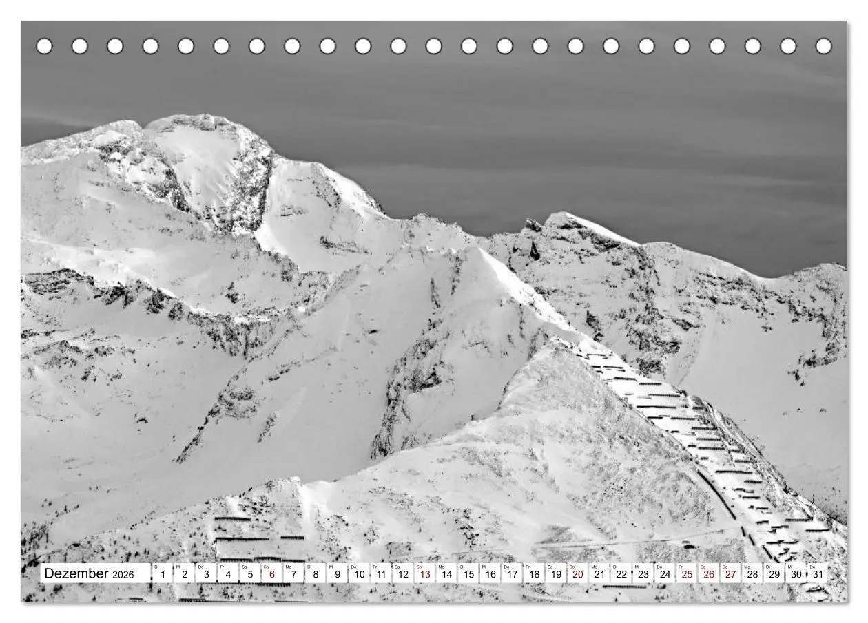 Bild: 9783457842218 | Dreitausender in den Alpen (Tischkalender 2026 DIN A5 quer),...