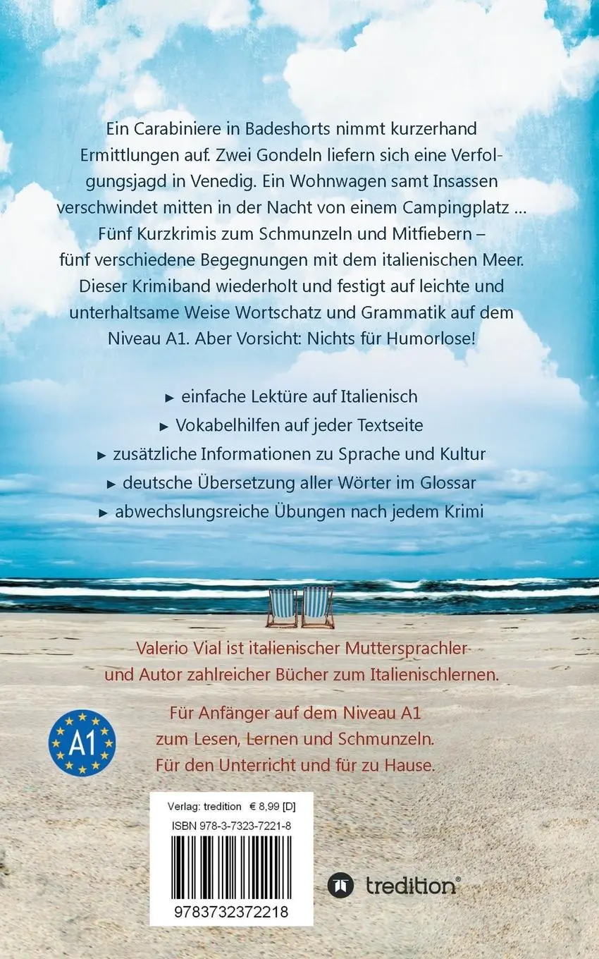 Rückseite: 9783732372218 | Delitti di mare | Valerio Vial | Taschenbuch | 116 S. | Italienisch