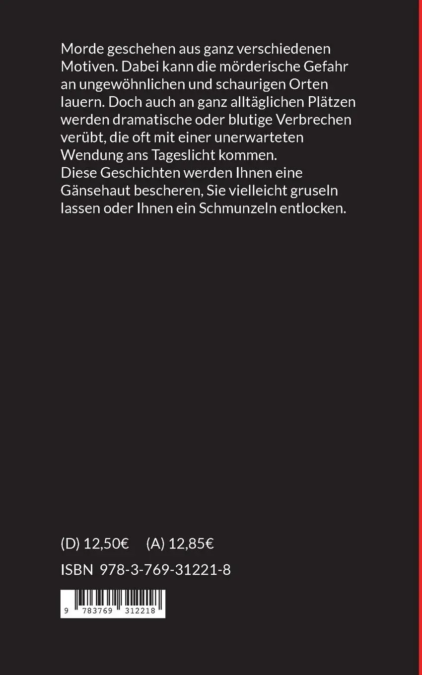 Rückseite: 9783769312218 | Kalte Motive | Verbrechen des Grauens | Ethel Scheffler | Taschenbuch
