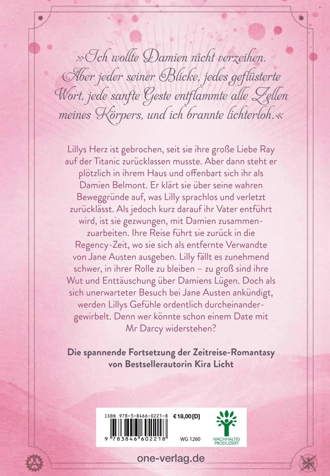 Bild: 9783846602218 | A Spark of Time - Ein Date mit Mr Darcy | Kira Licht | Taschenbuch