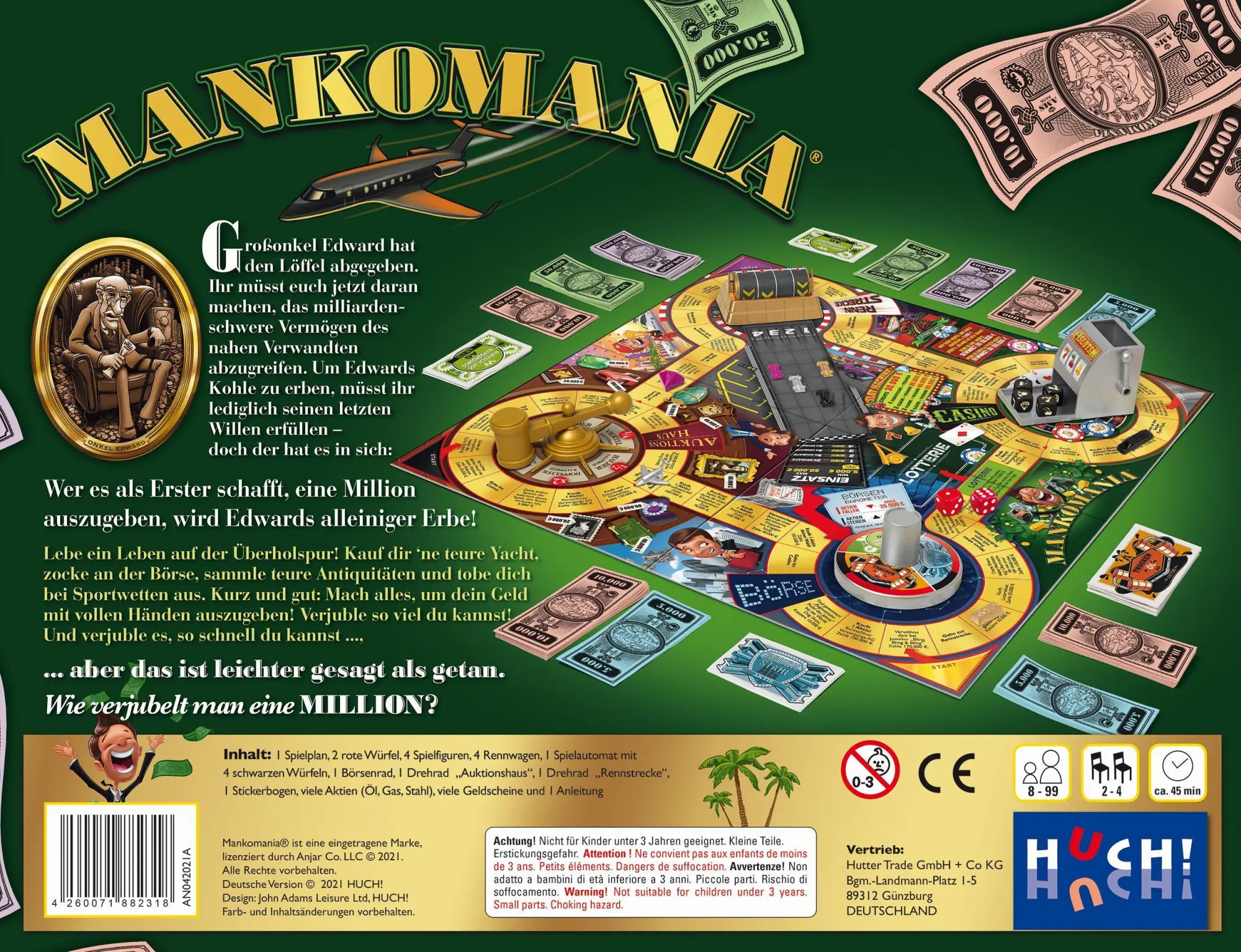 Bild: 4260071882318 | Mankomania | James R. Becker | Spiel | 882318 | Deutsch | 2021 | HUCH!