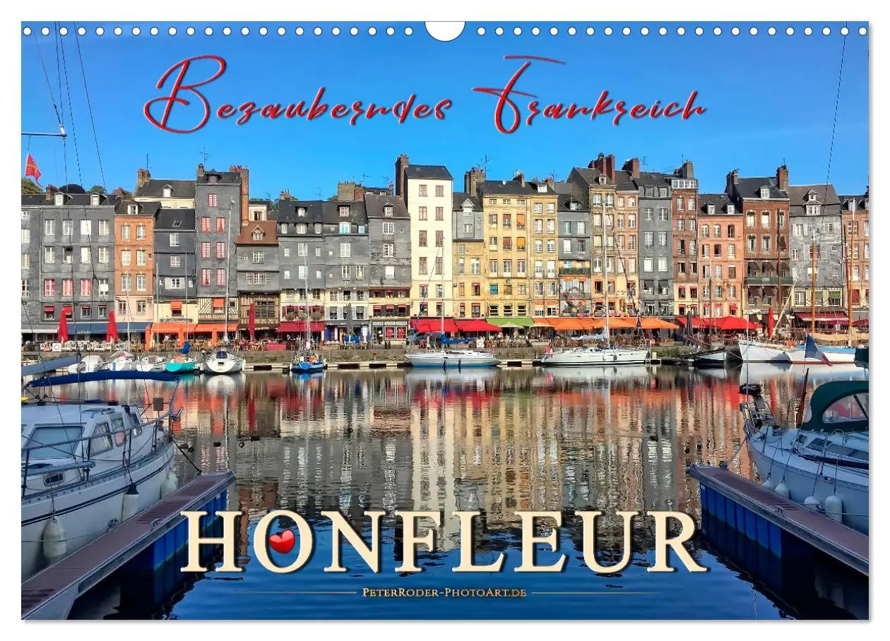Cover: 9783457832318 | Honfleur - Bezauberndes Frankreich (Wandkalender 2026 DIN A3 quer),...