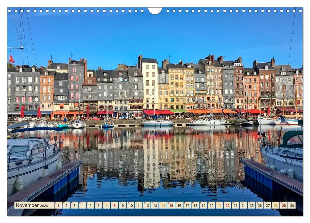 Bild: 9783457832318 | Honfleur - Bezauberndes Frankreich (Wandkalender 2026 DIN A3 quer),...