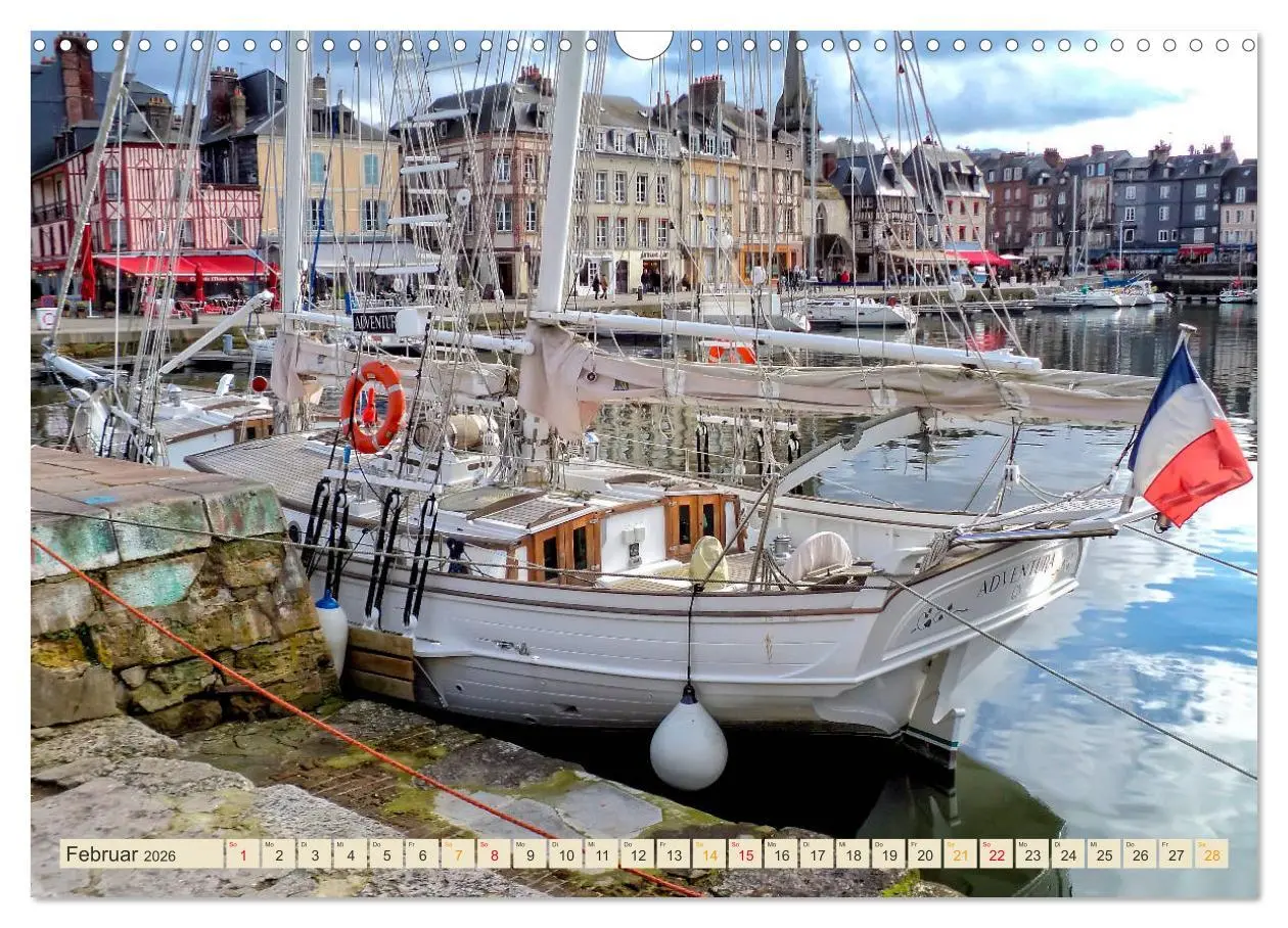 Bild: 9783457832318 | Honfleur - Bezauberndes Frankreich (Wandkalender 2026 DIN A3 quer),...