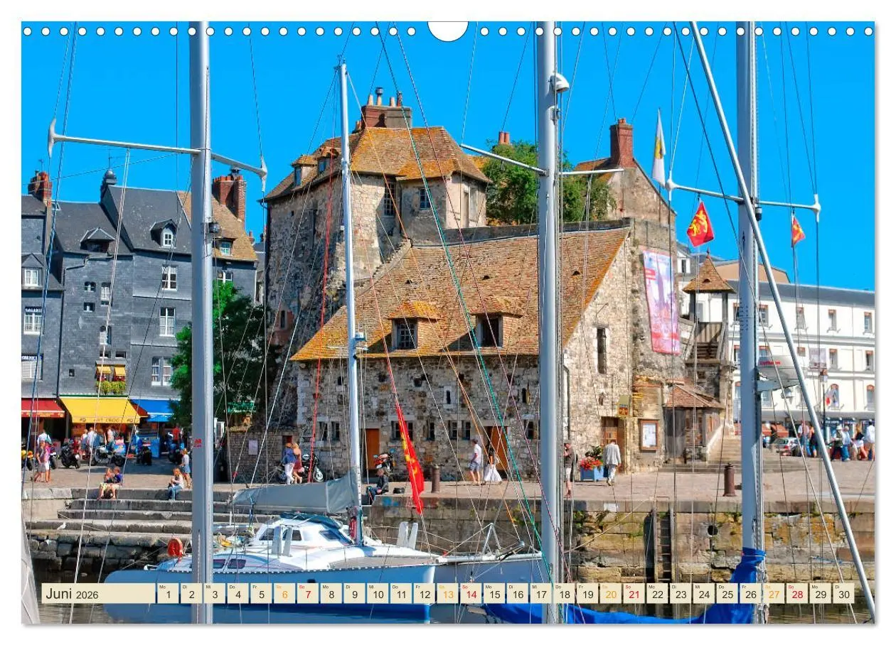 Bild: 9783457832318 | Honfleur - Bezauberndes Frankreich (Wandkalender 2026 DIN A3 quer),...