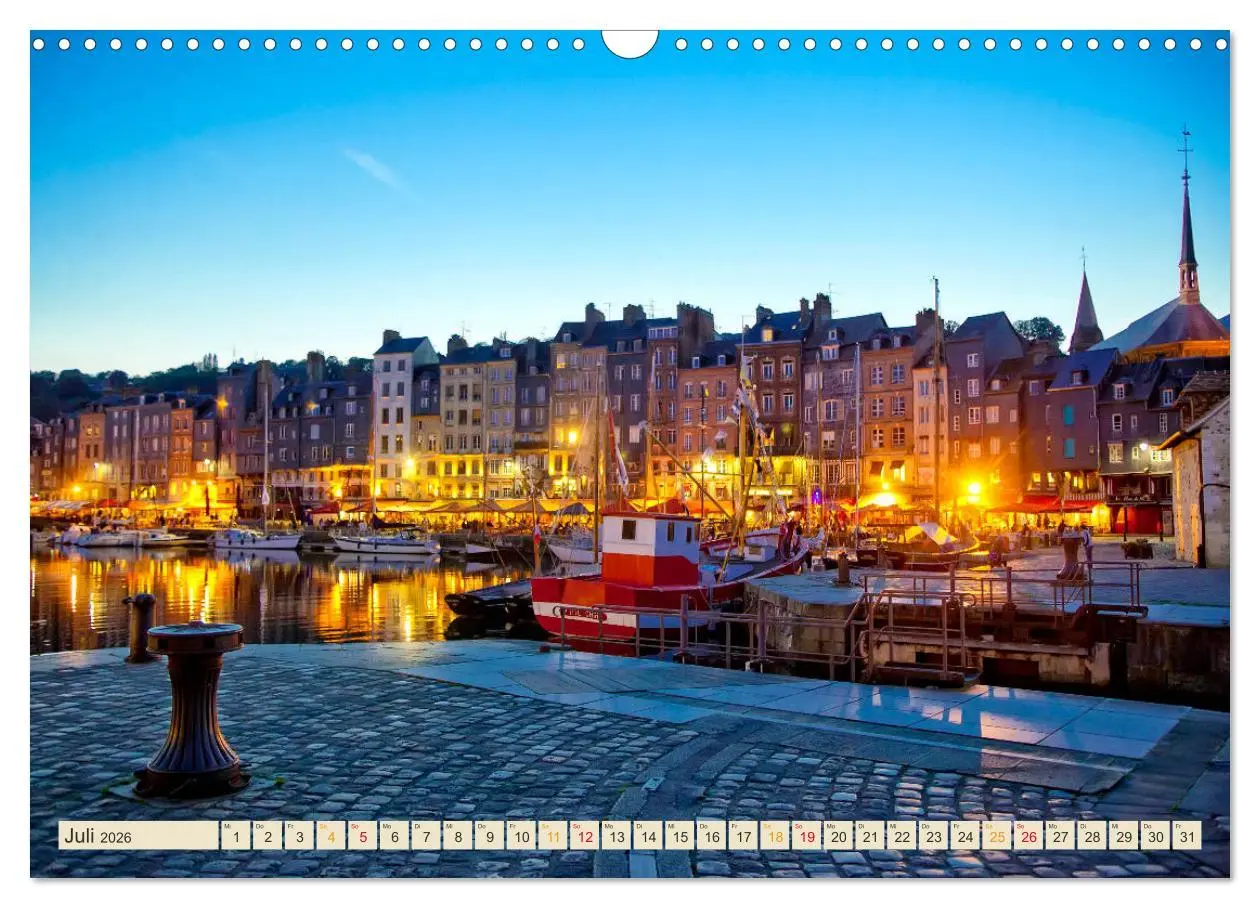 Bild: 9783457832318 | Honfleur - Bezauberndes Frankreich (Wandkalender 2026 DIN A3 quer),...
