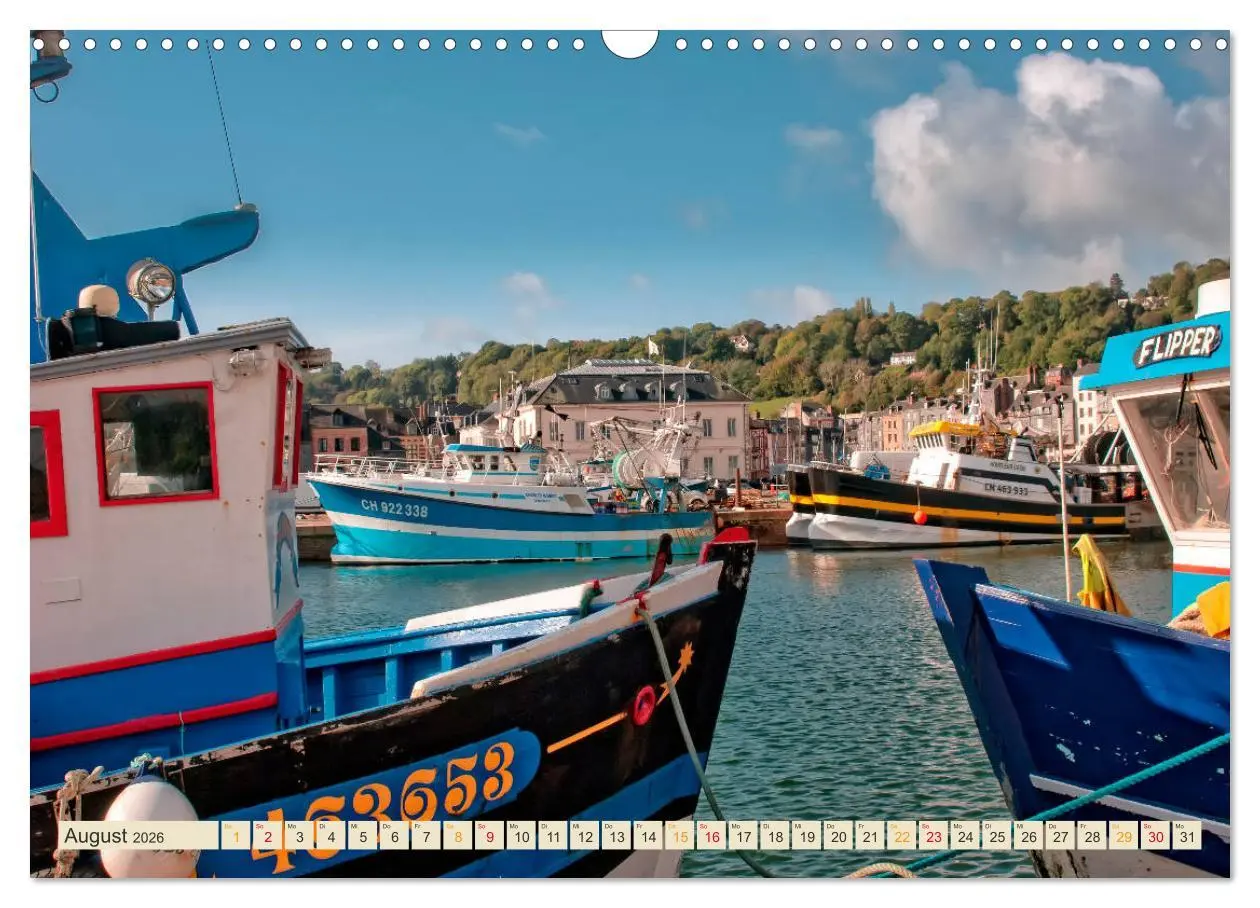 Bild: 9783457832318 | Honfleur - Bezauberndes Frankreich (Wandkalender 2026 DIN A3 quer),...