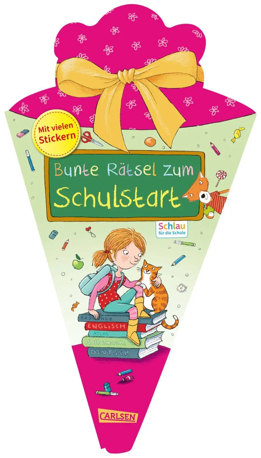Cover: 9783551192318 | Schlau für die Schule: Bunte Rätsel zum Schulstart (Schultüte 2025...