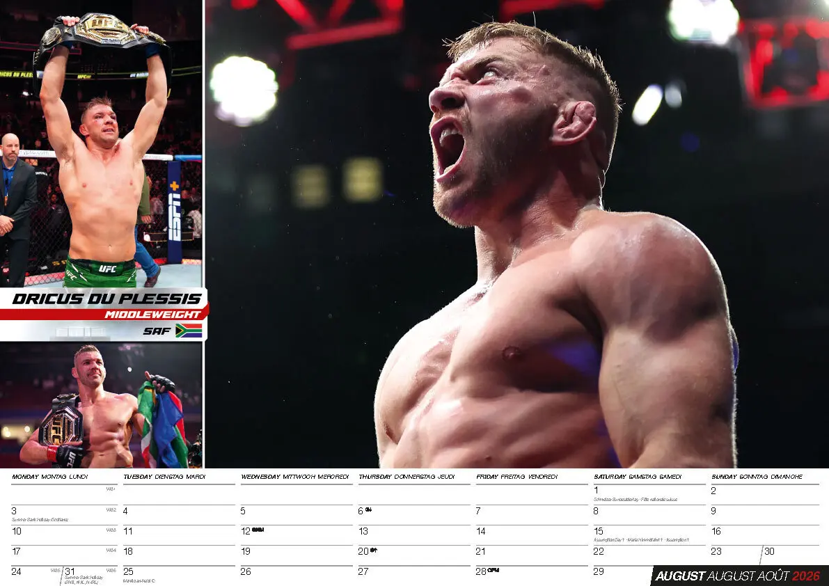 Bild: 9798893612318 | MMA Kalender 2026 | Kalender | 14 S. | Deutsch | 2026