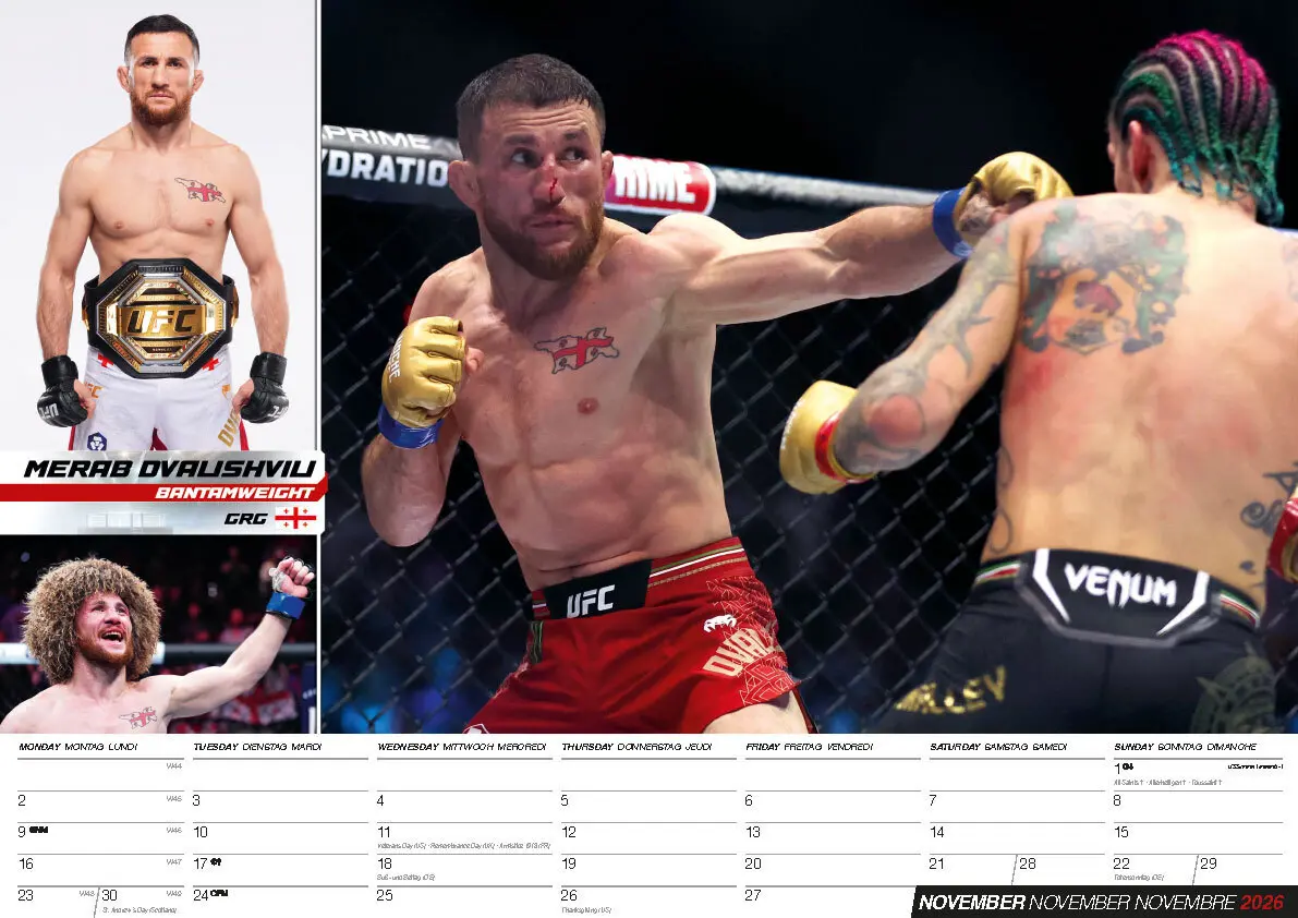 Bild: 9798893612318 | MMA Kalender 2026 | Kalender | 14 S. | Deutsch | 2026