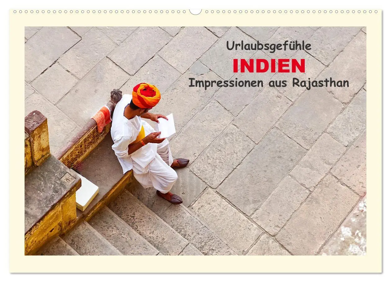 Cover: 9783457512418 | Urlaubsgefühle - INDIEN Impressionen aus Rajasthan (Wandkalender...