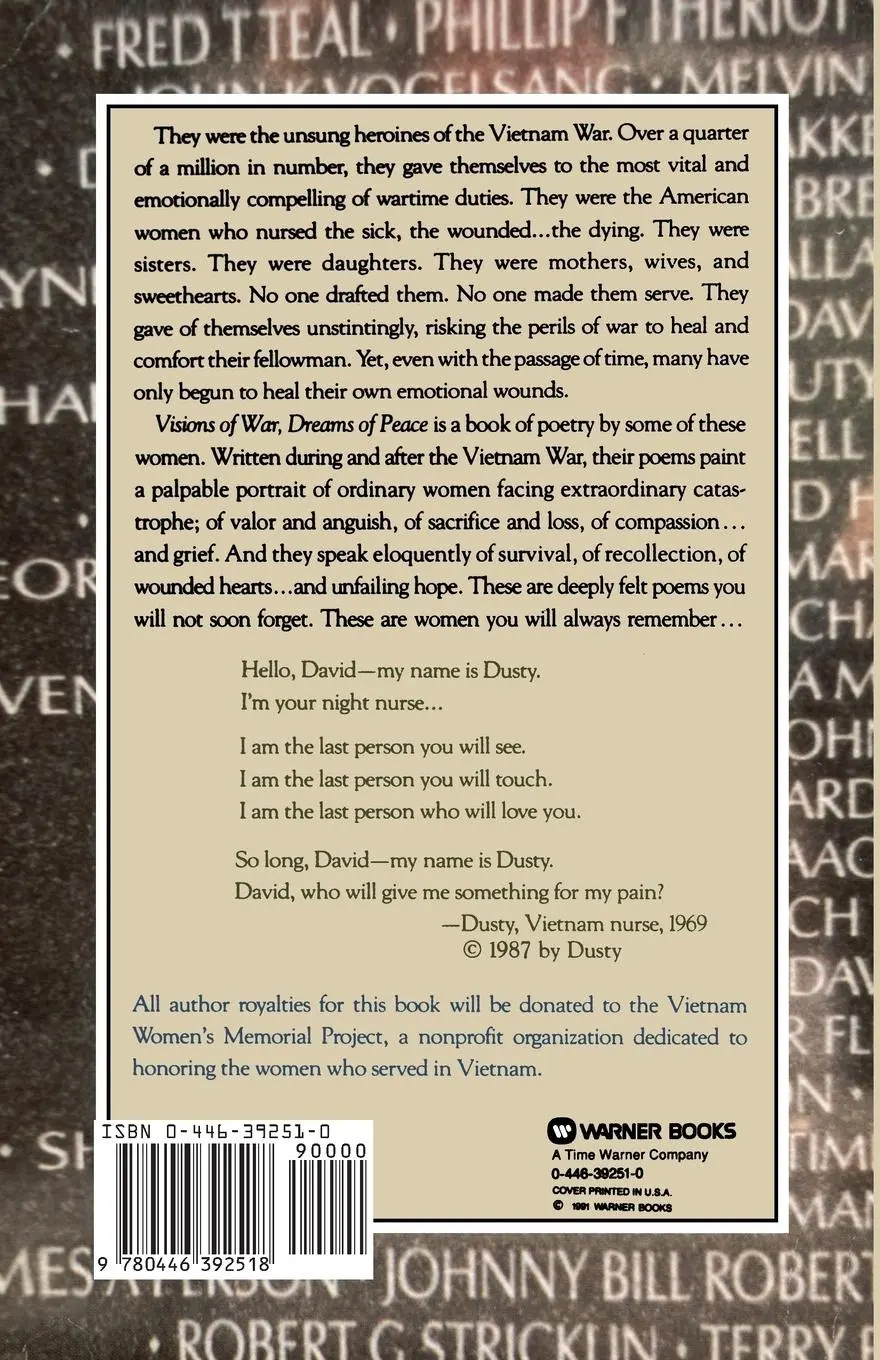Rückseite: 9780446392518 | Visions of War, Dreams of Peace | Lynda Van Devanter (u. a.) | Buch