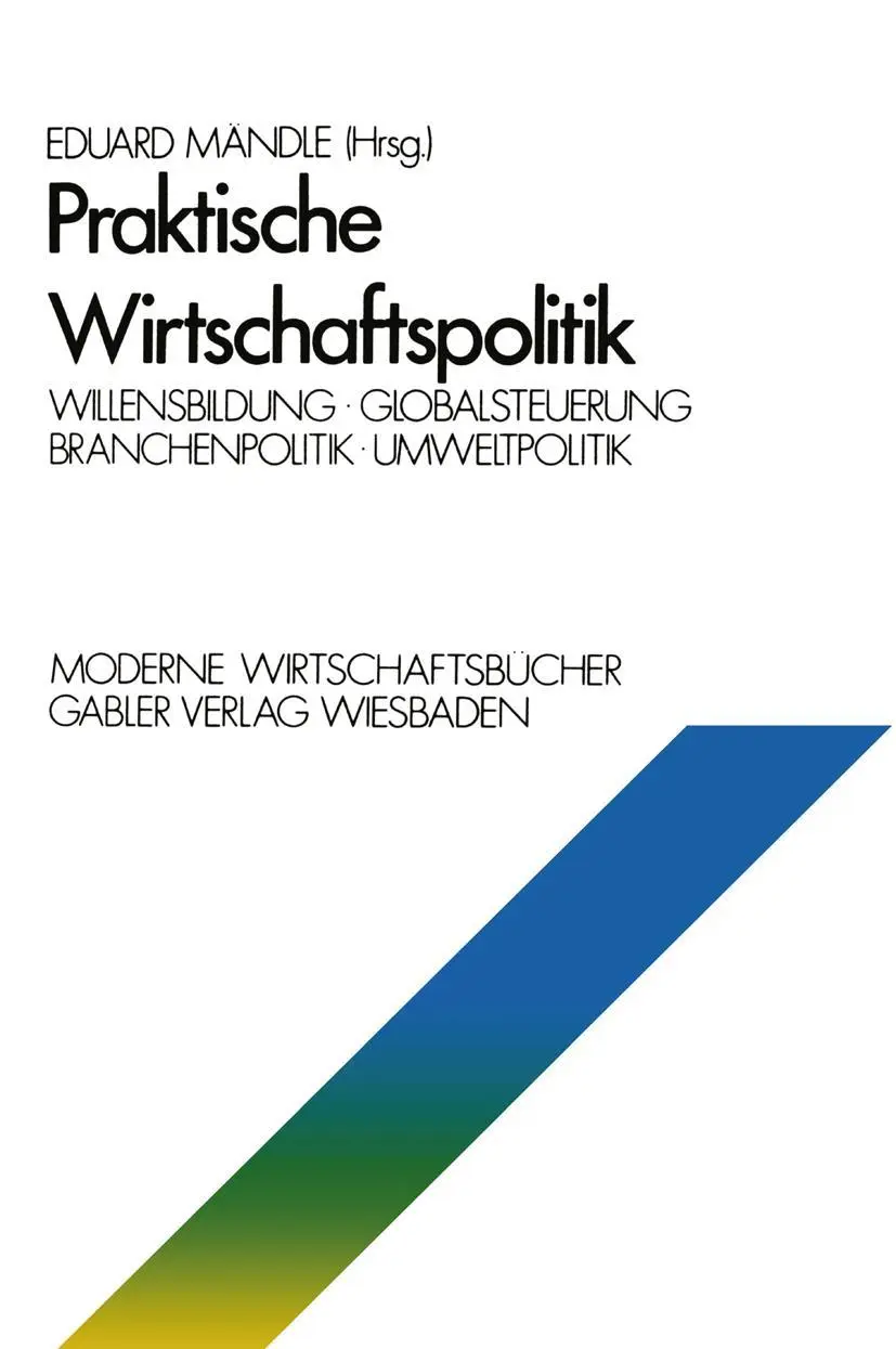 Praktische Wirtschaftspolitik (Moderne Wirtschaftsbücher)