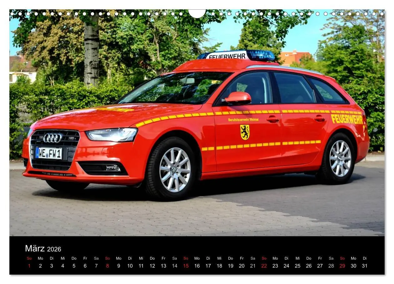 Bild: 9783516072518 | Einsatzfahrzeuge (Wandkalender 2026 DIN A3 quer), CALVENDO...