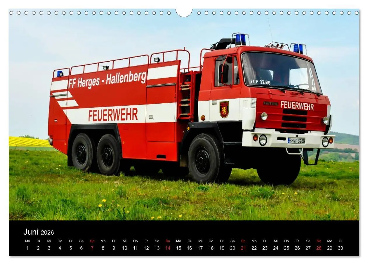 Bild: 9783516072518 | Einsatzfahrzeuge (Wandkalender 2026 DIN A3 quer), CALVENDO...