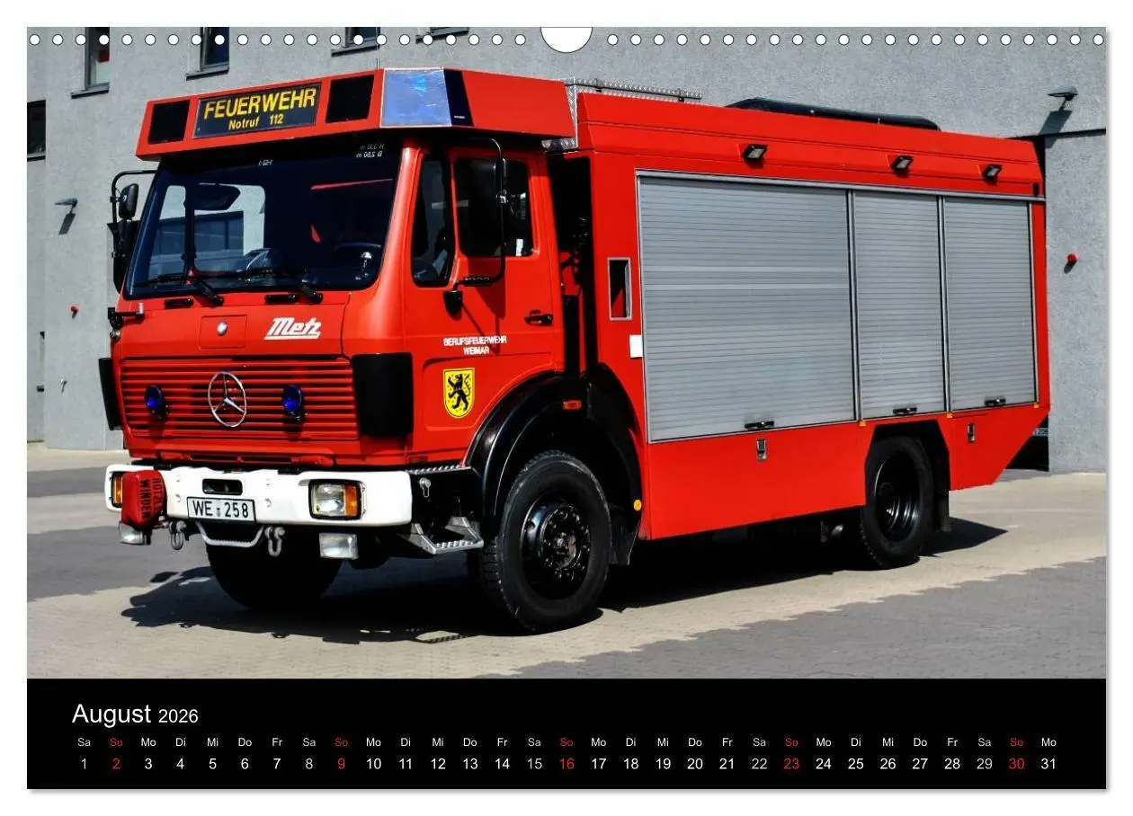Bild: 9783516072518 | Einsatzfahrzeuge (Wandkalender 2026 DIN A3 quer), CALVENDO...