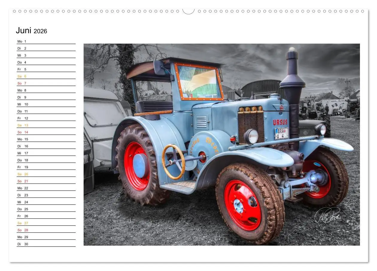 Bild: 9783516142518 | Trecker - Oldtimer / Geburtstagskalender (hochwertiger Premium...