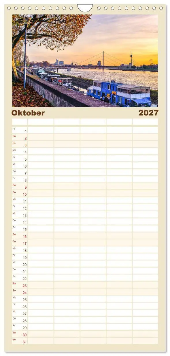 Bild: 9783594292518 | Familienplaner 2027 - Düsseldorf - Ansichten einer faszinierenden...
