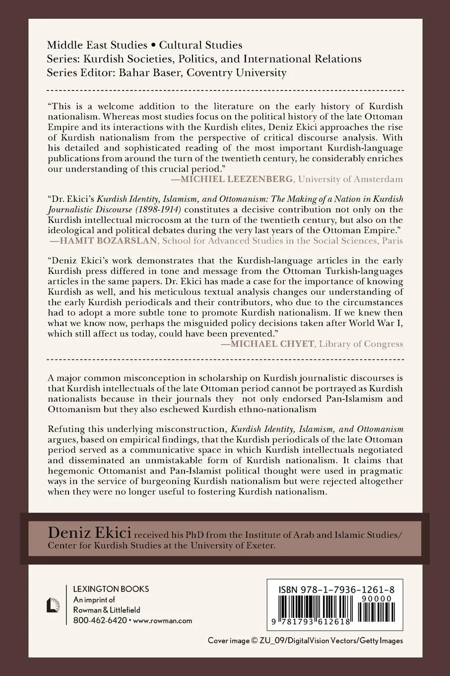 Rückseite: 9781793612618 | Kurdish Identity, Islamism, and Ottomanism | Deniz Ekici | Taschenbuch