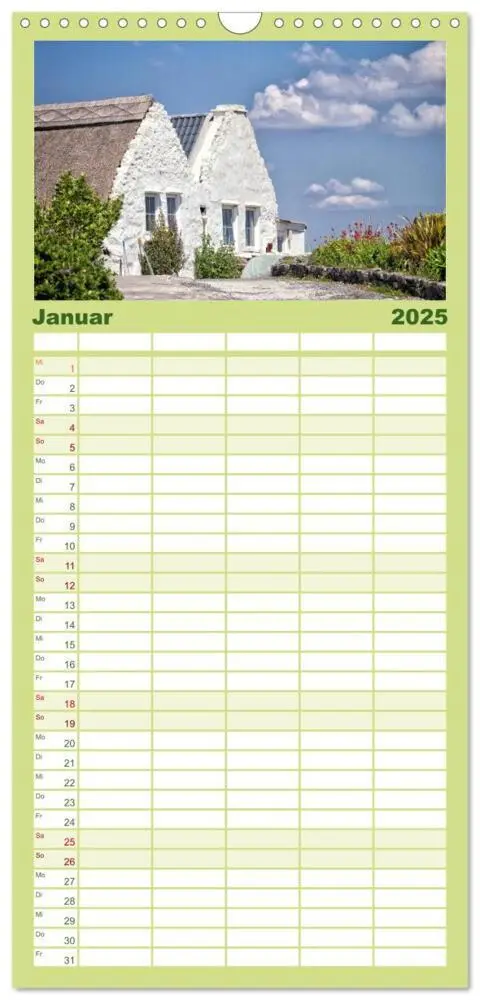 Bild: 9783457112618 | Familienplaner 2025 - Irlands Westküste mit 5 Spalten...