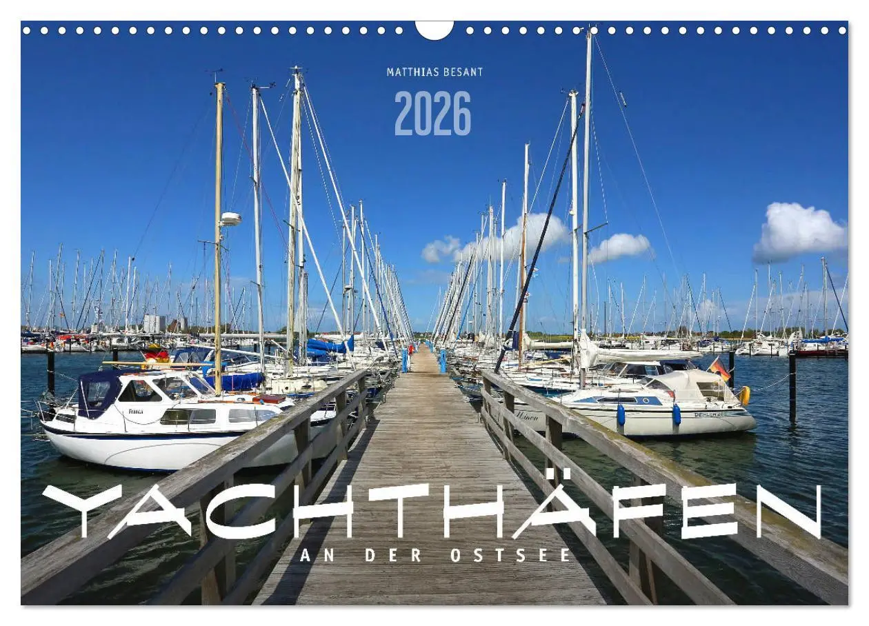 Cover: 9783457802618 | YACHTHÄFEN AN DER OSTSEE (Wandkalender 2026 DIN A3 quer), CALVENDO...