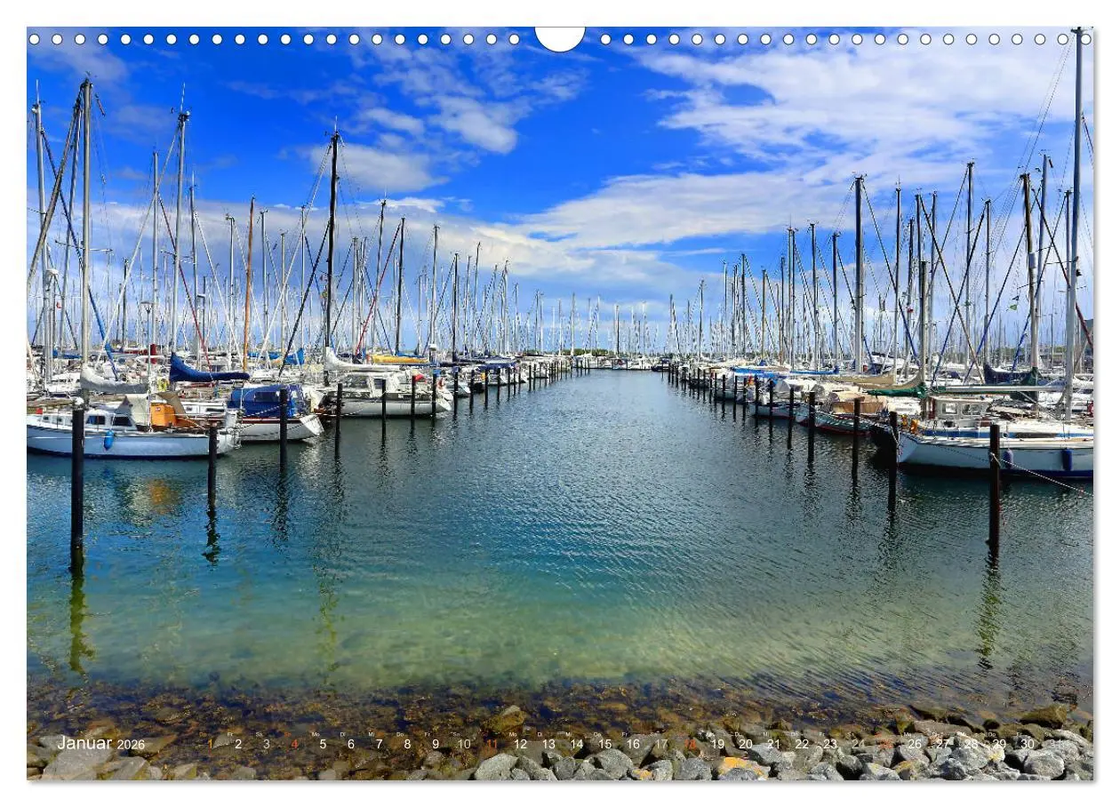Bild: 9783457802618 | YACHTHÄFEN AN DER OSTSEE (Wandkalender 2026 DIN A3 quer), CALVENDO...