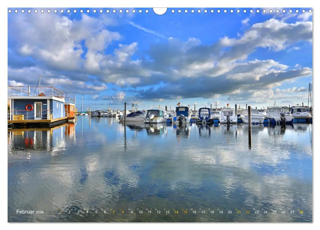 Bild: 9783457802618 | YACHTHÄFEN AN DER OSTSEE (Wandkalender 2026 DIN A3 quer), CALVENDO...