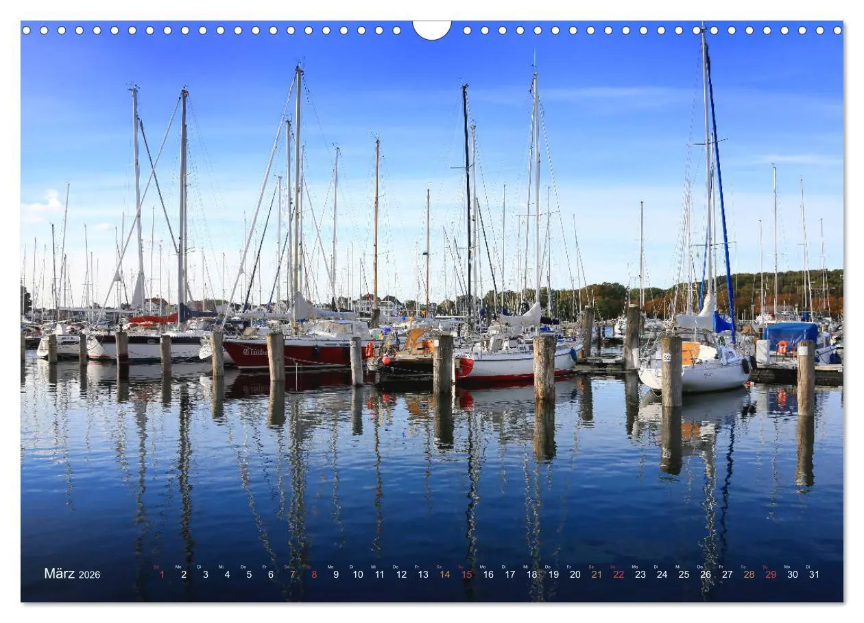 Bild: 9783457802618 | YACHTHÄFEN AN DER OSTSEE (Wandkalender 2026 DIN A3 quer), CALVENDO...