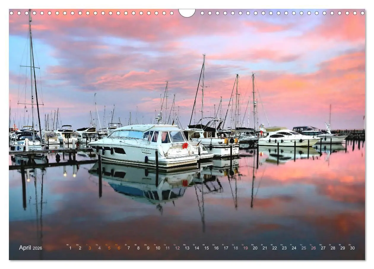 Bild: 9783457802618 | YACHTHÄFEN AN DER OSTSEE (Wandkalender 2026 DIN A3 quer), CALVENDO...