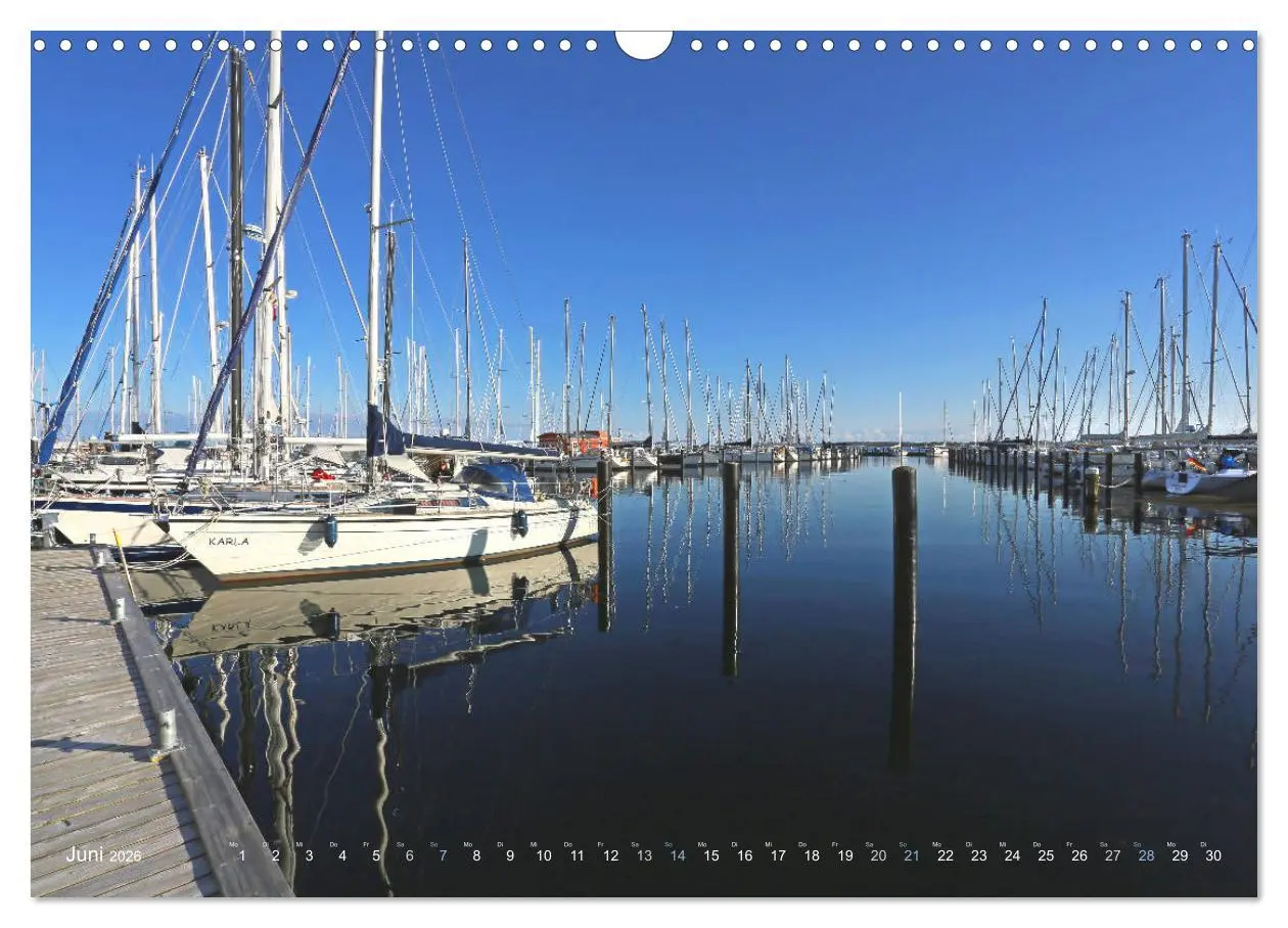 Bild: 9783457802618 | YACHTHÄFEN AN DER OSTSEE (Wandkalender 2026 DIN A3 quer), CALVENDO...
