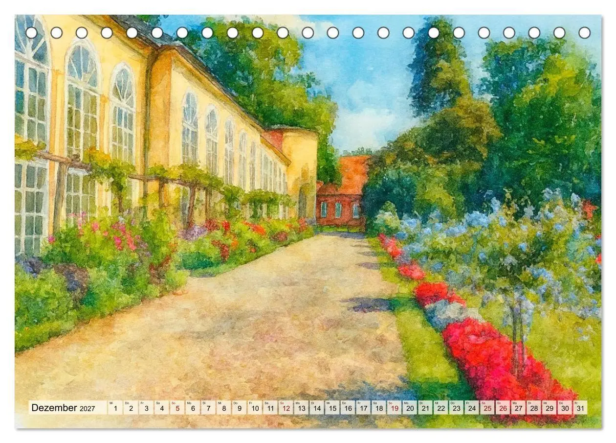 Bild: 9783516752618 | Potsdam - Historische Ansichten im Aquarellstil (Tischkalender 2027...