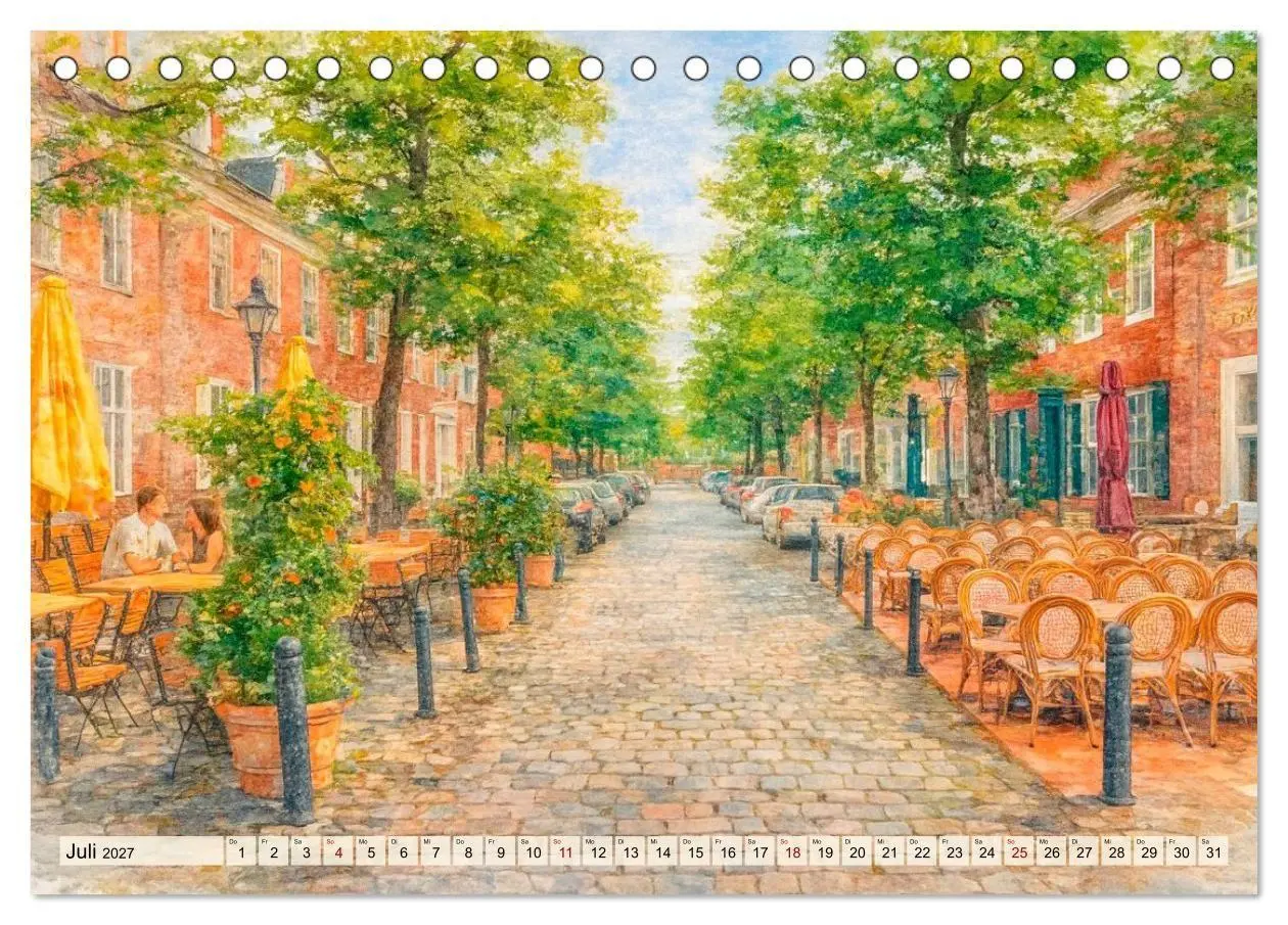 Bild: 9783516752618 | Potsdam - Historische Ansichten im Aquarellstil (Tischkalender 2027...